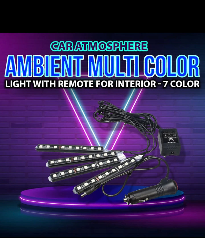 CAR ATMOSPHERE AMBIENT MULTI COLOR LIGHT