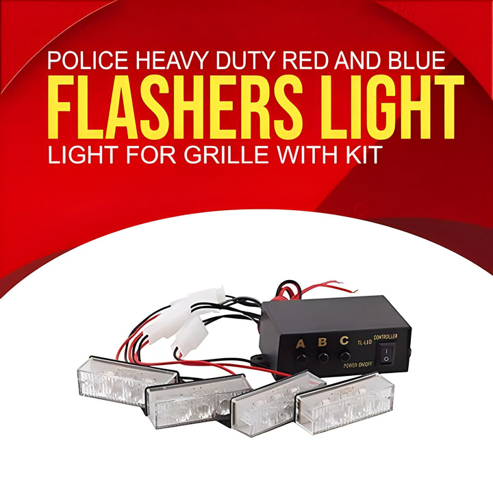 FLASHERS LIGHT FOR GRILLE WITH KIT